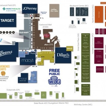 eastwood mall map