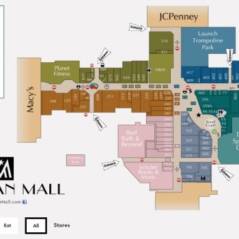 Meridian Mall (68 stores) - shopping in Okemos, Michigan MI 48864 ...