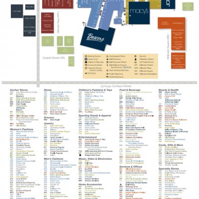 Millcreek Mall Map (July, 2018), More stores have sadly clo…