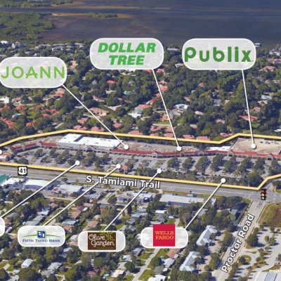 The Landings plan - map of store locations