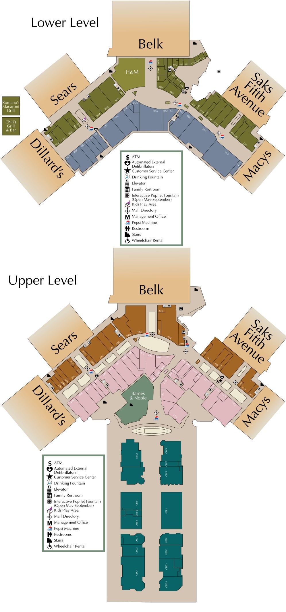 Triangle Town Center Map - United States Map