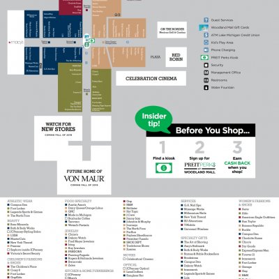 Woodland Mall (92 stores) - shopping in Grand Rapids, Michigan MI 49512 ...